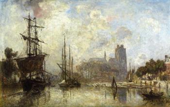 Johan Barthold Jongkind : The Port of Dordrecht